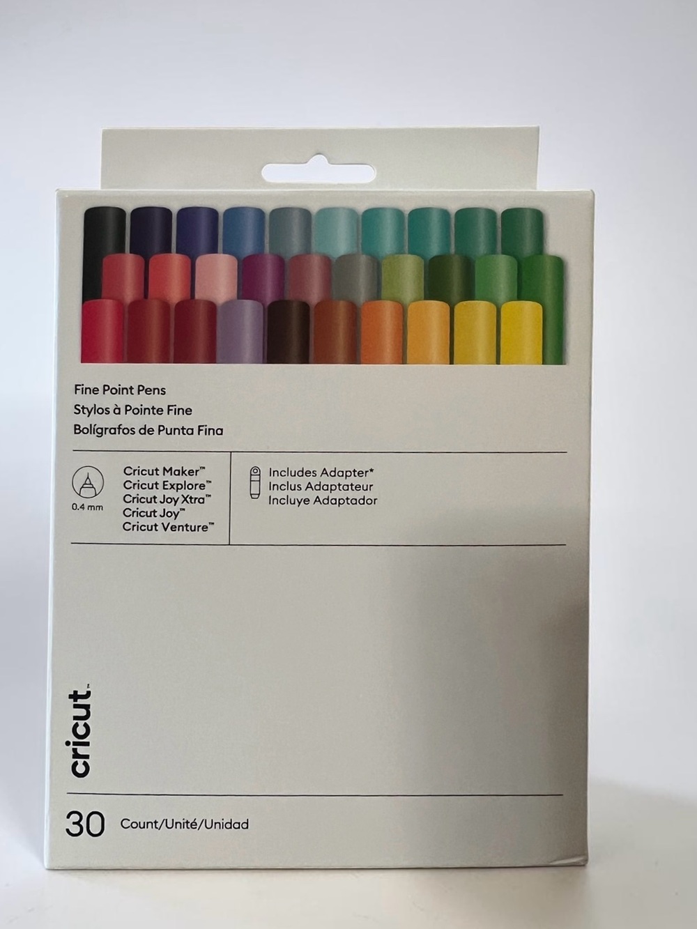 Cricut® 0.4mm Fine Point Pens Ultimate Sampler Set + Adapter